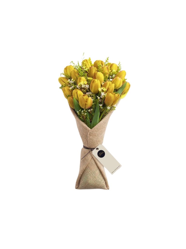 Yellow Tulips Boquet 